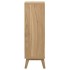 Cómoda de madera maciza de teca 40x30x100