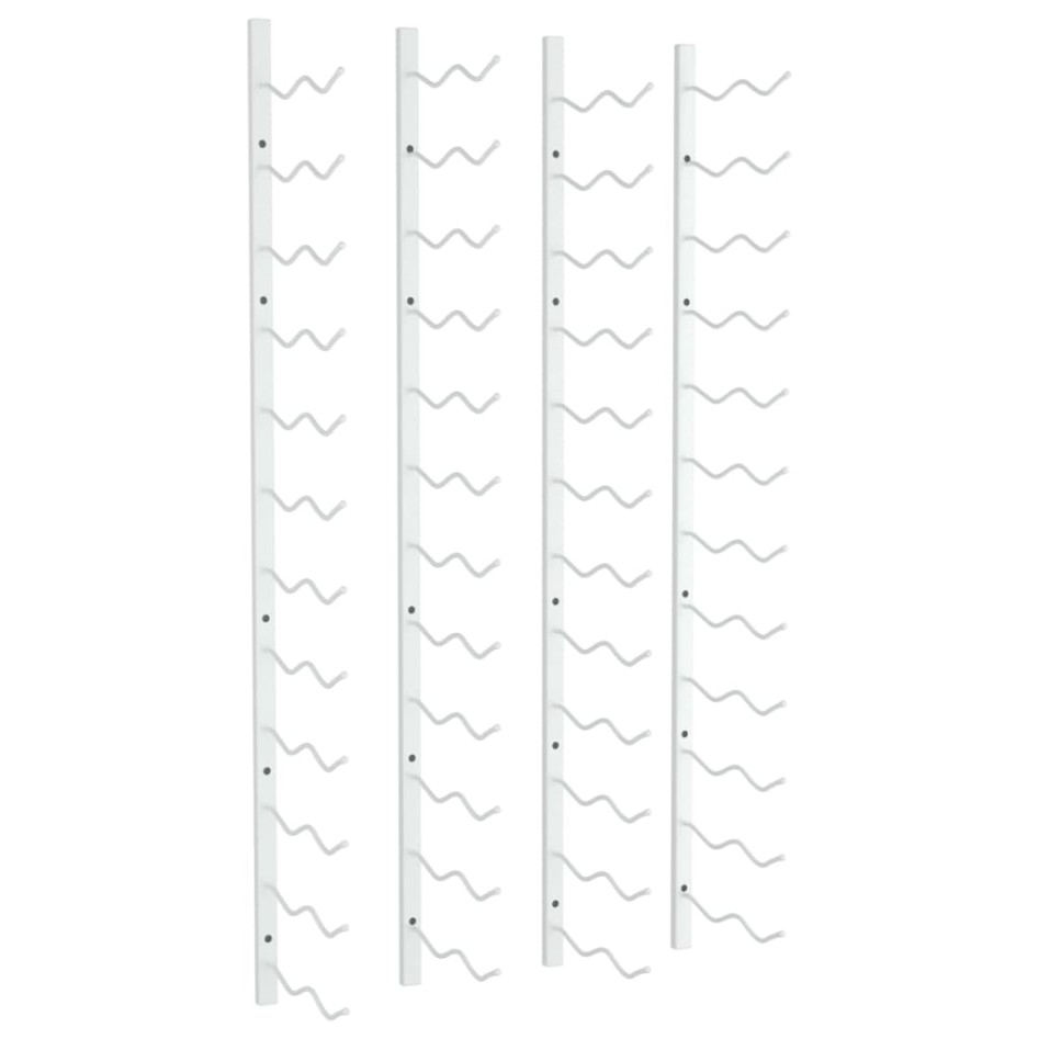 Botellero de pared para 24 botellas 2 unidades hierro