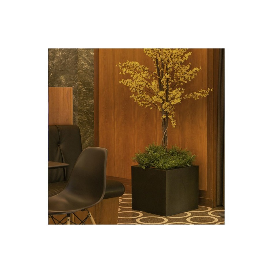 Macetero cuadrado, modelo Narciso 40