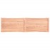 Tablero mesa madera tratada borde natural marrón