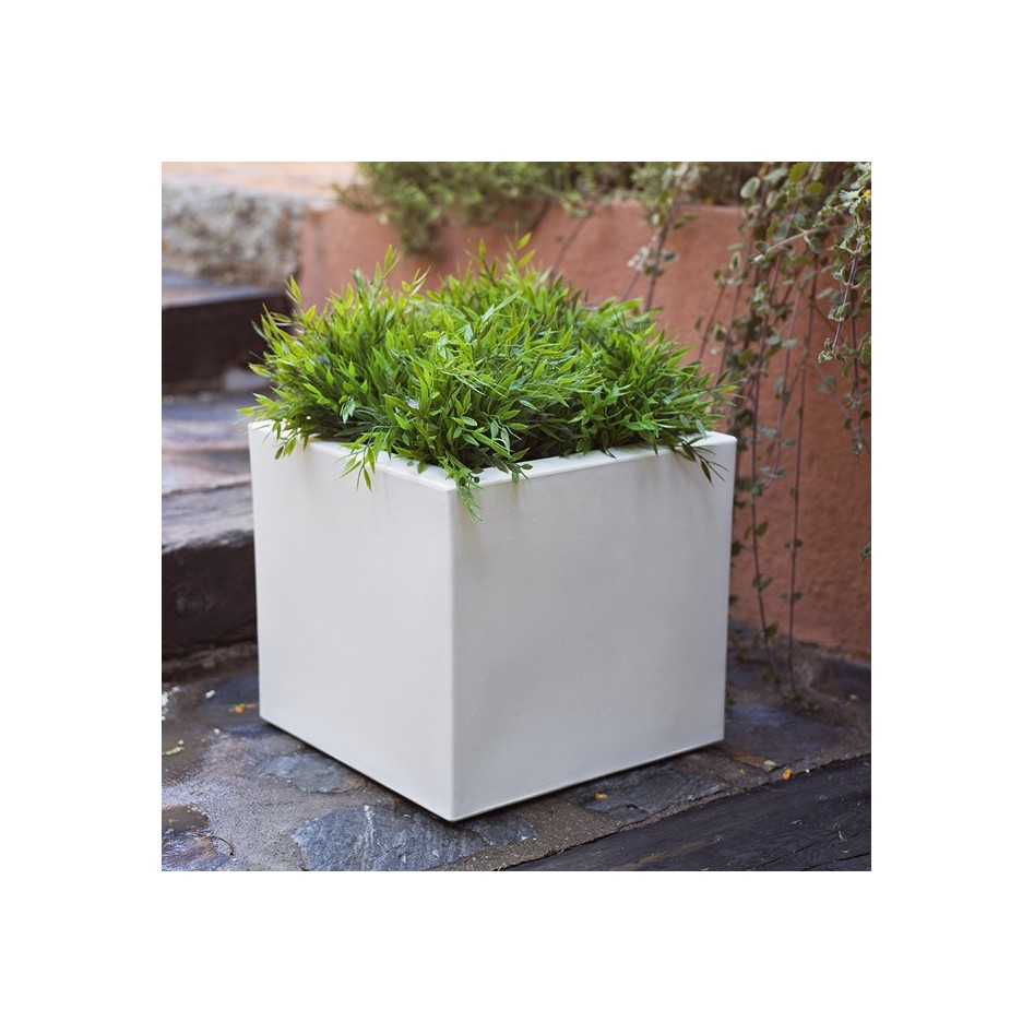 Macetero cuadrado, modelo Narciso 40