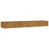 Jardinera acero corten 360x80x40