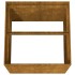 Jardinera de acero corten 80x80x80