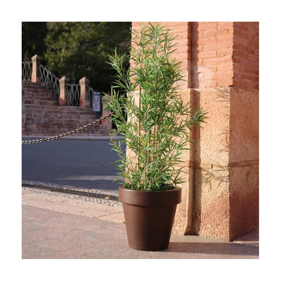 Macetero decorativo con luz