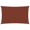 Toldo de vela rectangular tela Oxford terracota 5x7 m