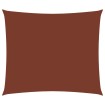 Toldo de vela rectangular tela Oxford terracota 6x7 m