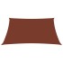 Toldo de vela rectangular tela Oxford terracota 6x7