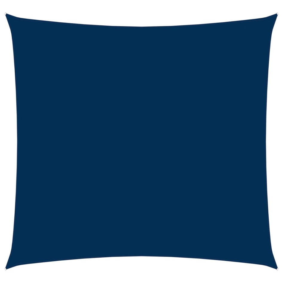 Toldo de vela cuadrado tela Oxford azul 6x6