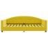 Sofá cama con colchón terciopelo amarillo 90x200
