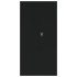 Armario archivador de acero negro 90x40x180