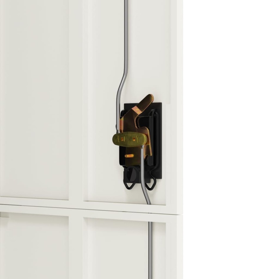 Armario archivador de acero gris antracita y blanco