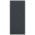 Armario archivador de acero gris antracita 90x40x200