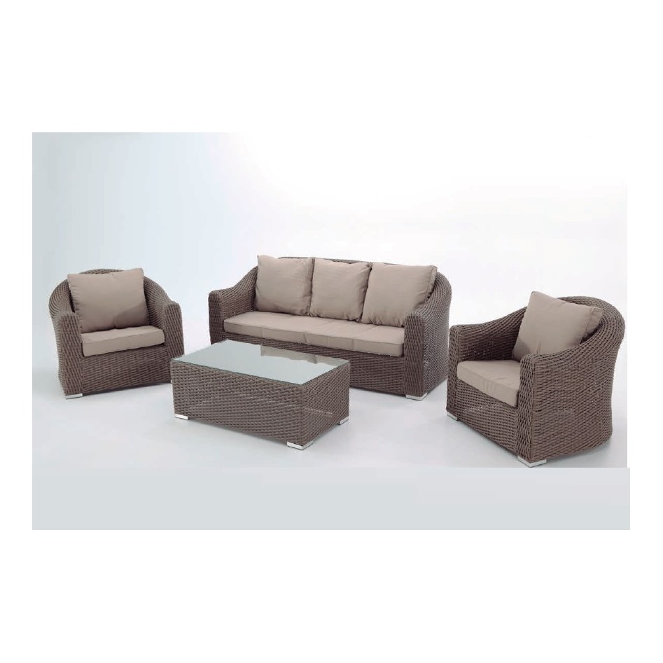 Rattan de color moka