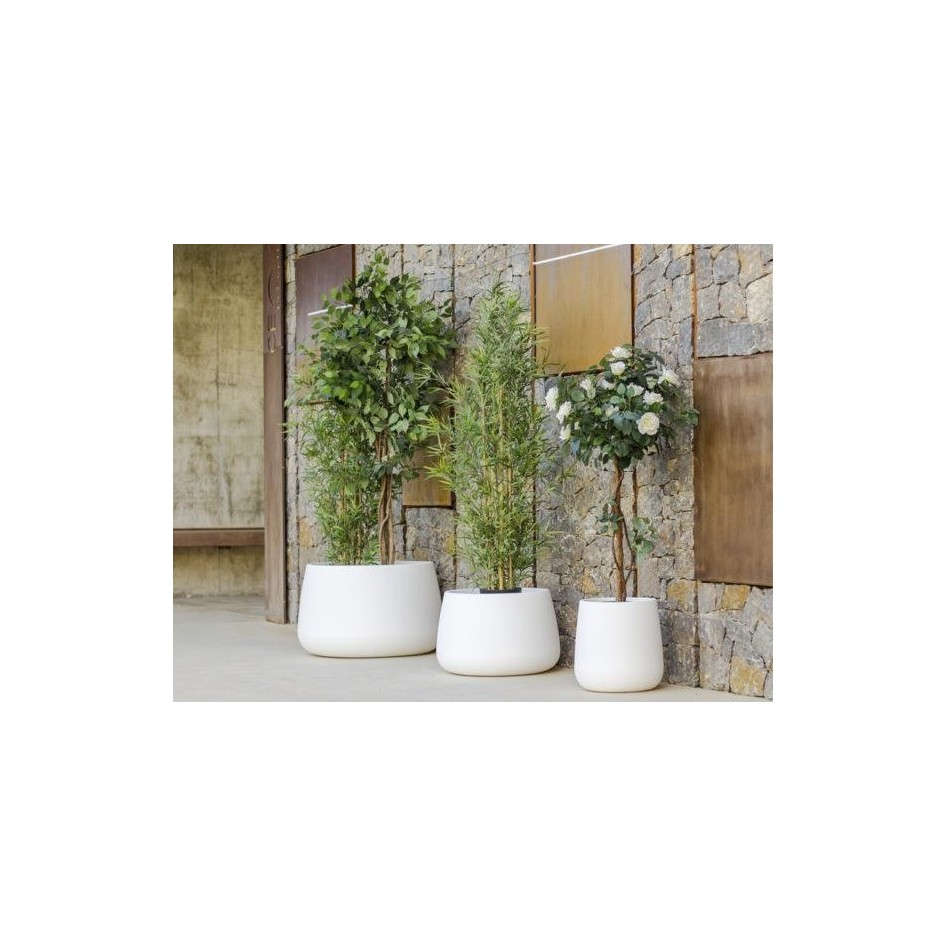 Macetero redondo, modelo Camelia 80