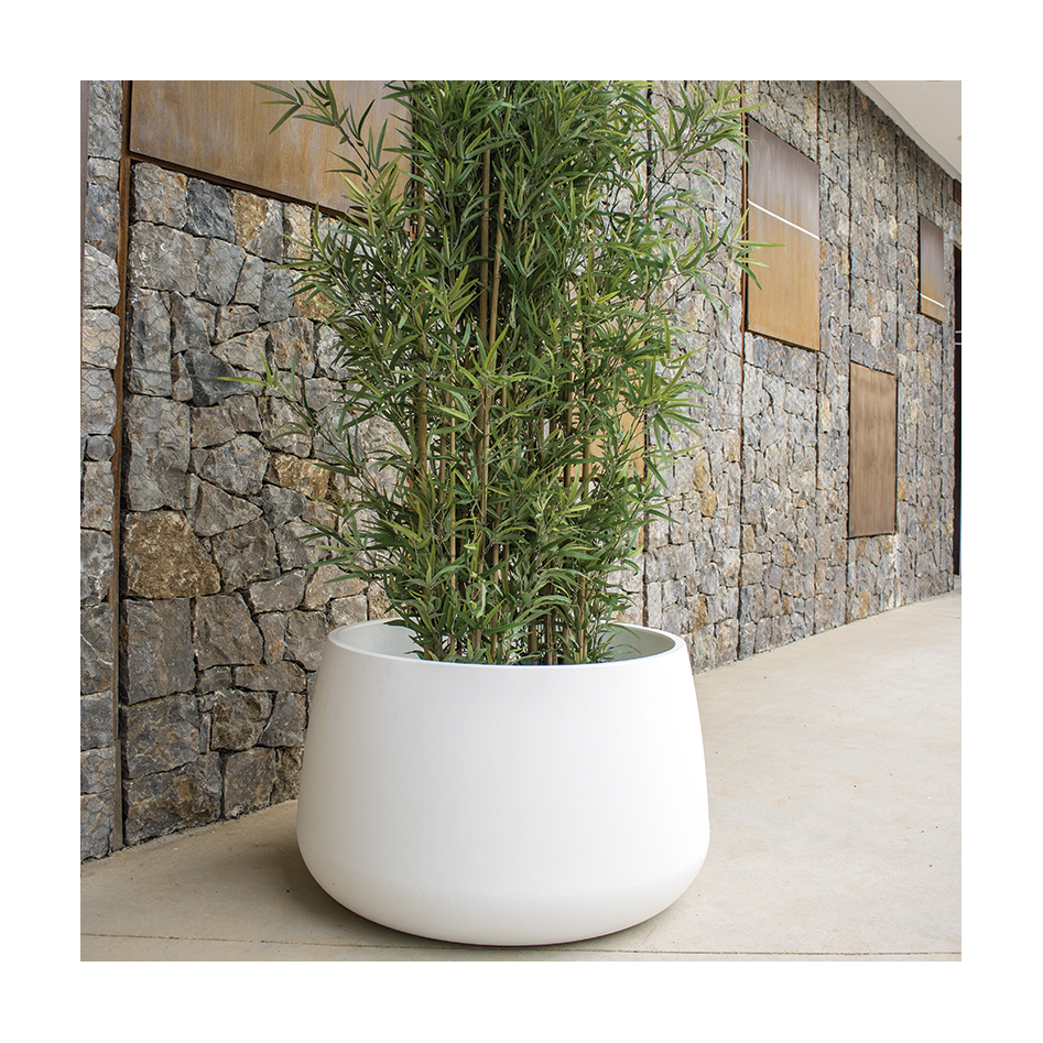 Macetero redondo, modelo Camelia 80