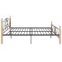 Estructura de cama de metal 200x200
