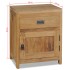 Mesita de noche de madera de teca maciza 40x30x50