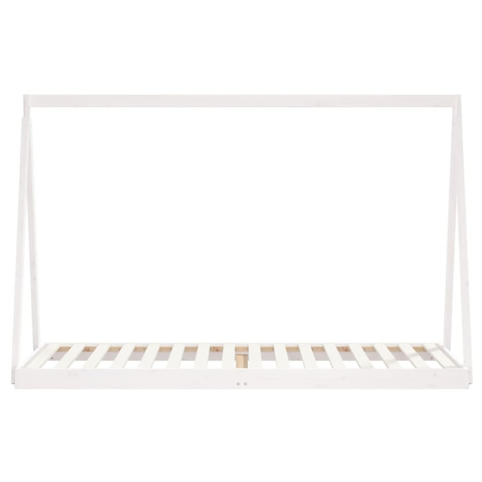 Estructura de cama para niños madera de pino blanco 80x200