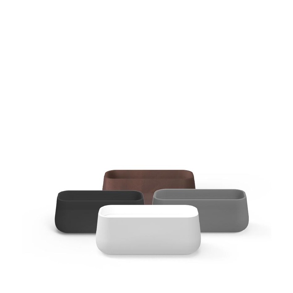 Macetero alargado, modelo Camelia Largo