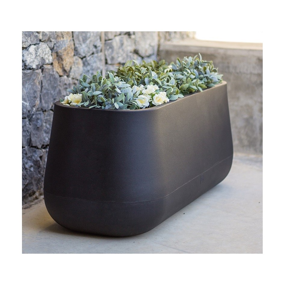 Macetero alargado, modelo Camelia Largo