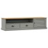 Mueble para TV VIGO madera maciza de pino gris 156x40x40