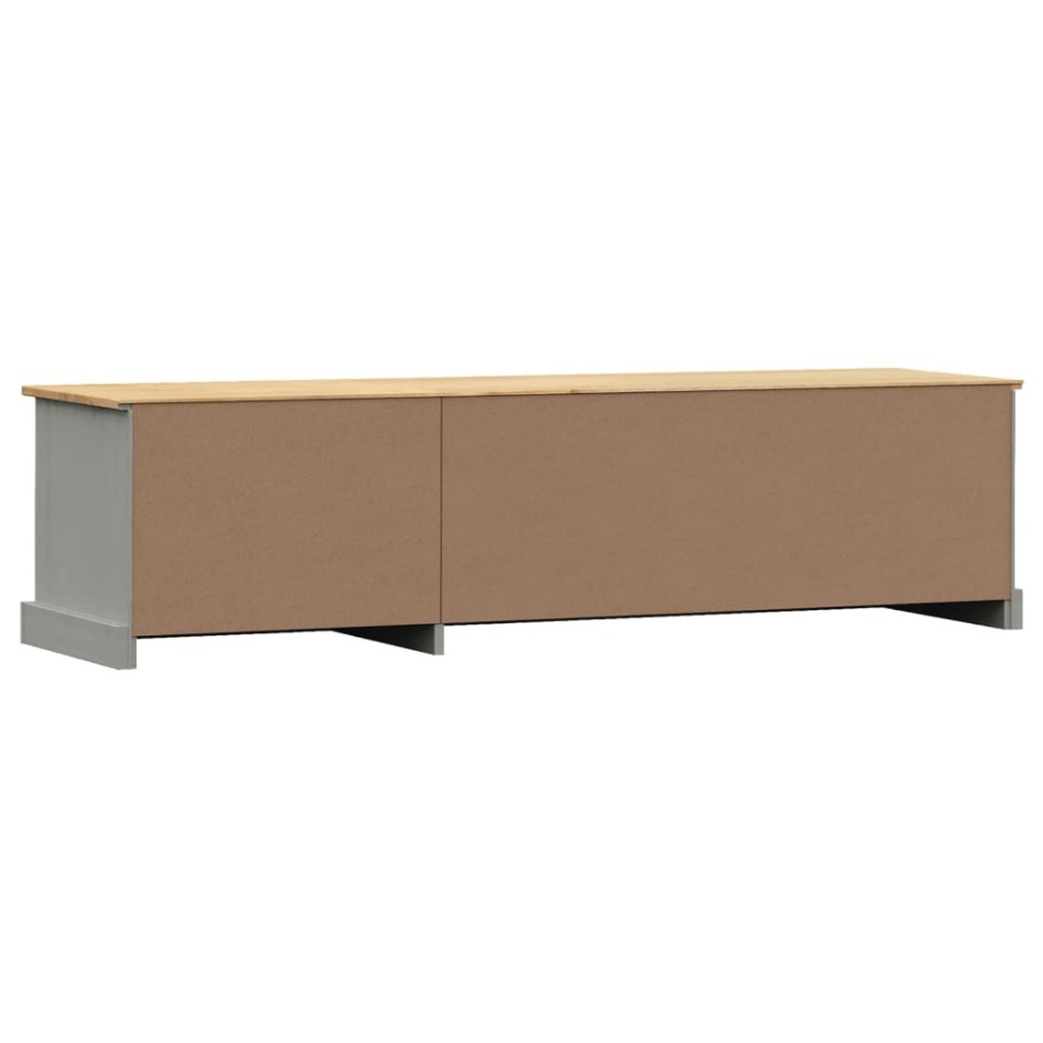 Mueble para TV VIGO madera maciza de pino gris 156x40x40