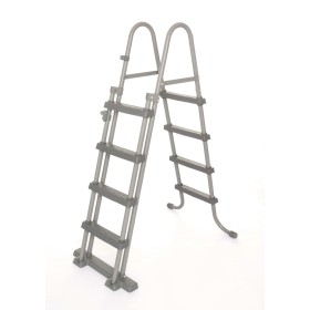 Bestway Escalera para piscina 4 peldaños Flowclear 122 cm