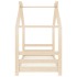 Estructura de cama infantil de madera maciza de pino 70x140