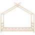 Estructura de cama infantil de madera maciza de pino 70x140
