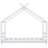 Estructura de cama infantil madera maciza pino blanco 80x160