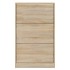 Mueble zapatero madera contrachapada roble Sonoma 63x24x103