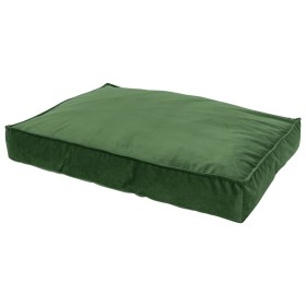 Madison Cojín para perros Velvet verde 120x90x15