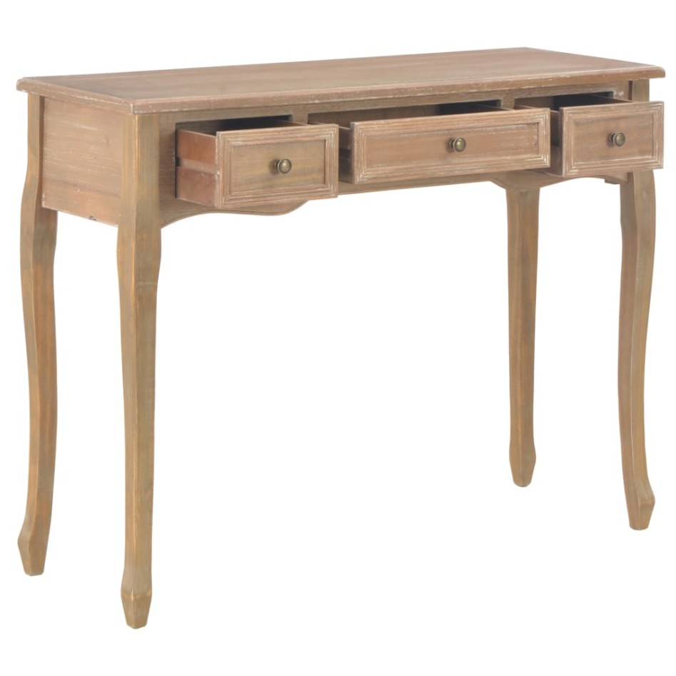 280047  Dressing Console Table with 3 Drawers
