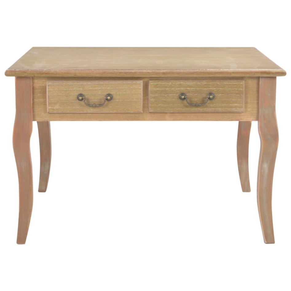 Mesa de centro de madera marrón 80x80x50