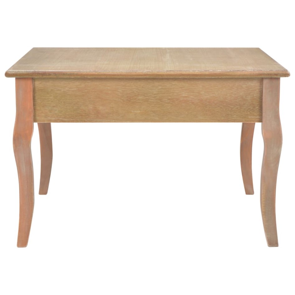 Mesa de centro de madera marrón 80x80x50