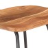 Taburetes de cocina 4 unidades madera maciza de