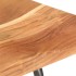 Taburetes de cocina 4 unidades madera maciza de