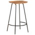 Taburetes de cocina 4 unidades madera maciza de