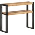 Mesa consola de madera maciza de acacia 90x30x75