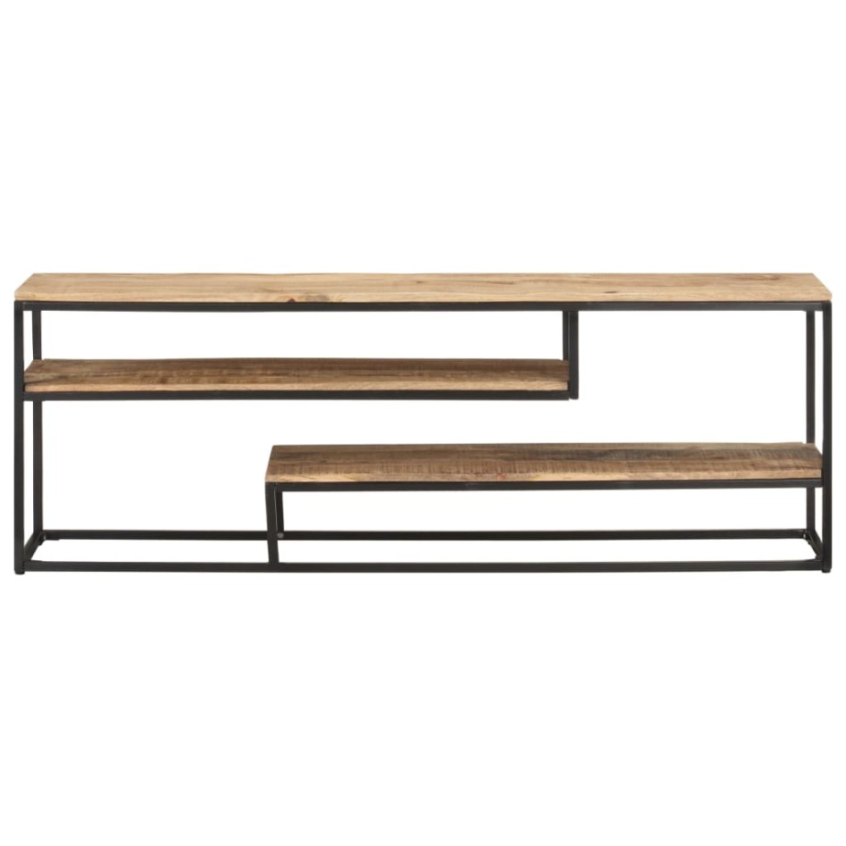 Mueble para TV de madera maciza de mango rugosa 130x30x45