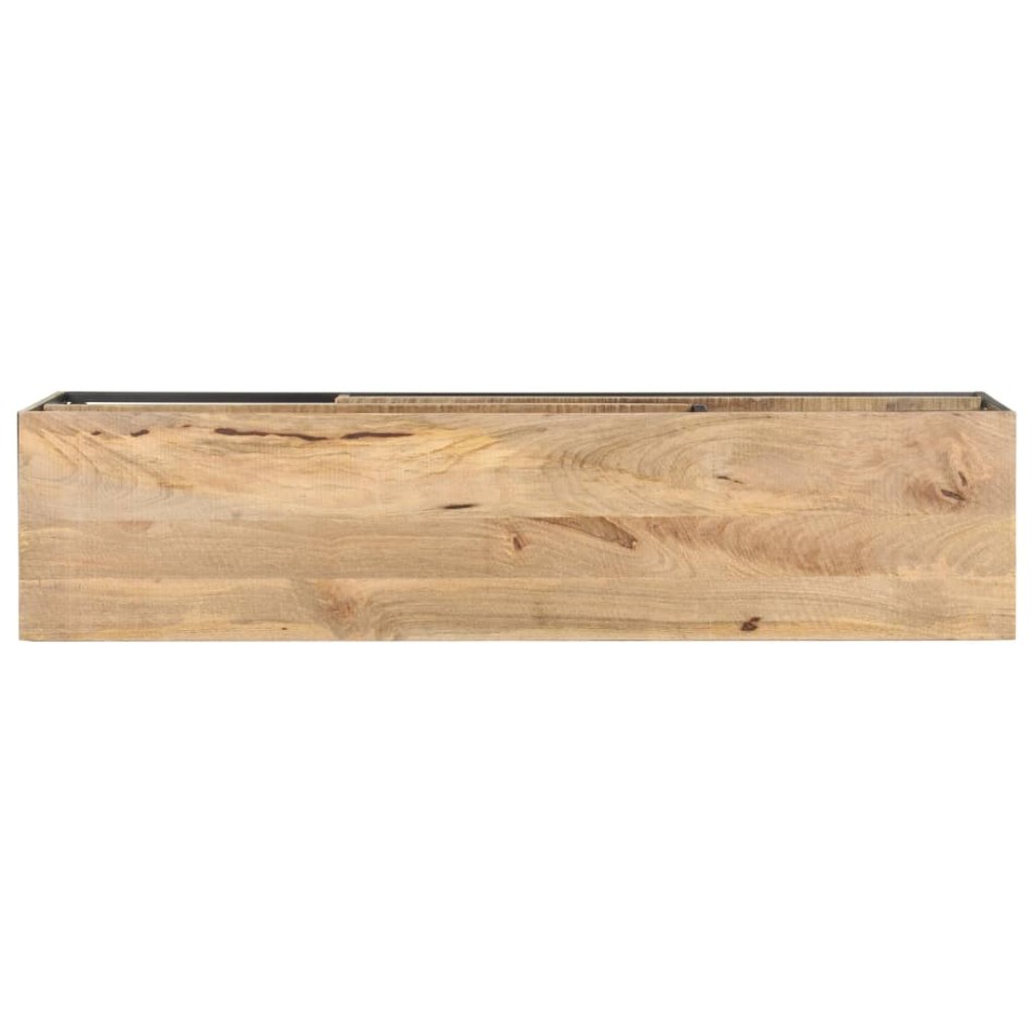 Mueble para TV de madera maciza de mango rugosa 130x30x45
