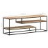 Mueble para TV de madera maciza de mango rugosa 130x30x45