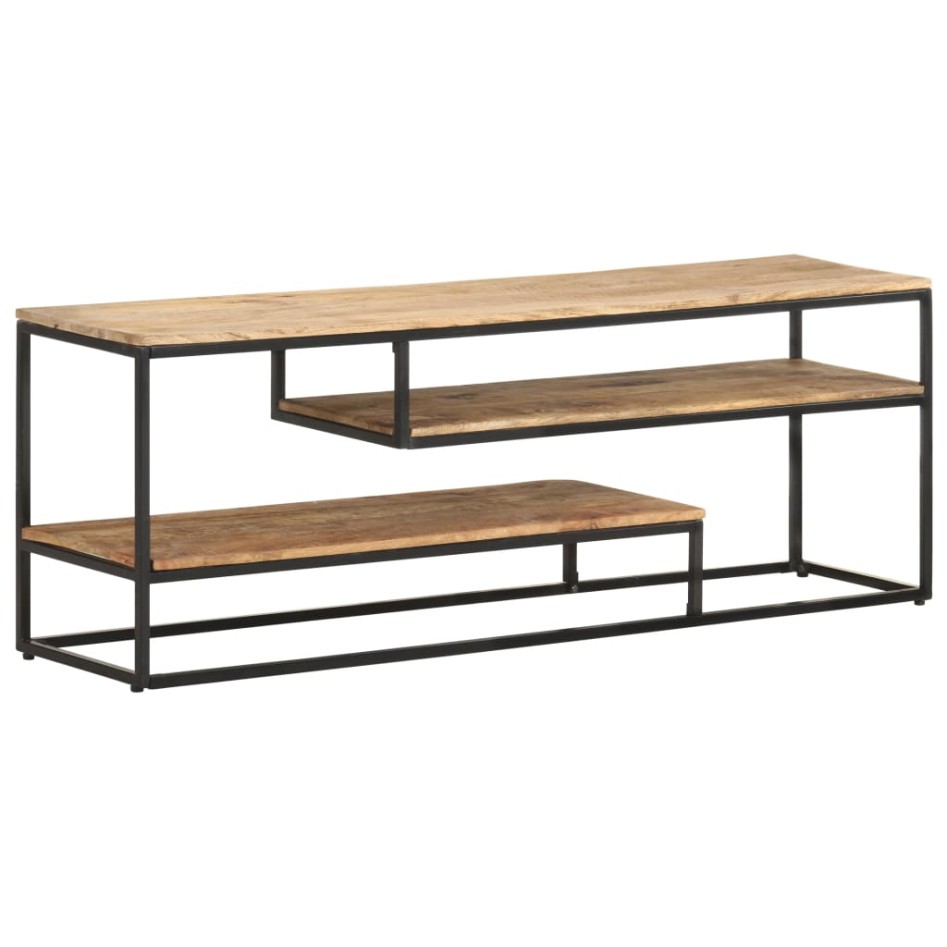 Mueble para TV de madera maciza de mango rugosa 130x30x45