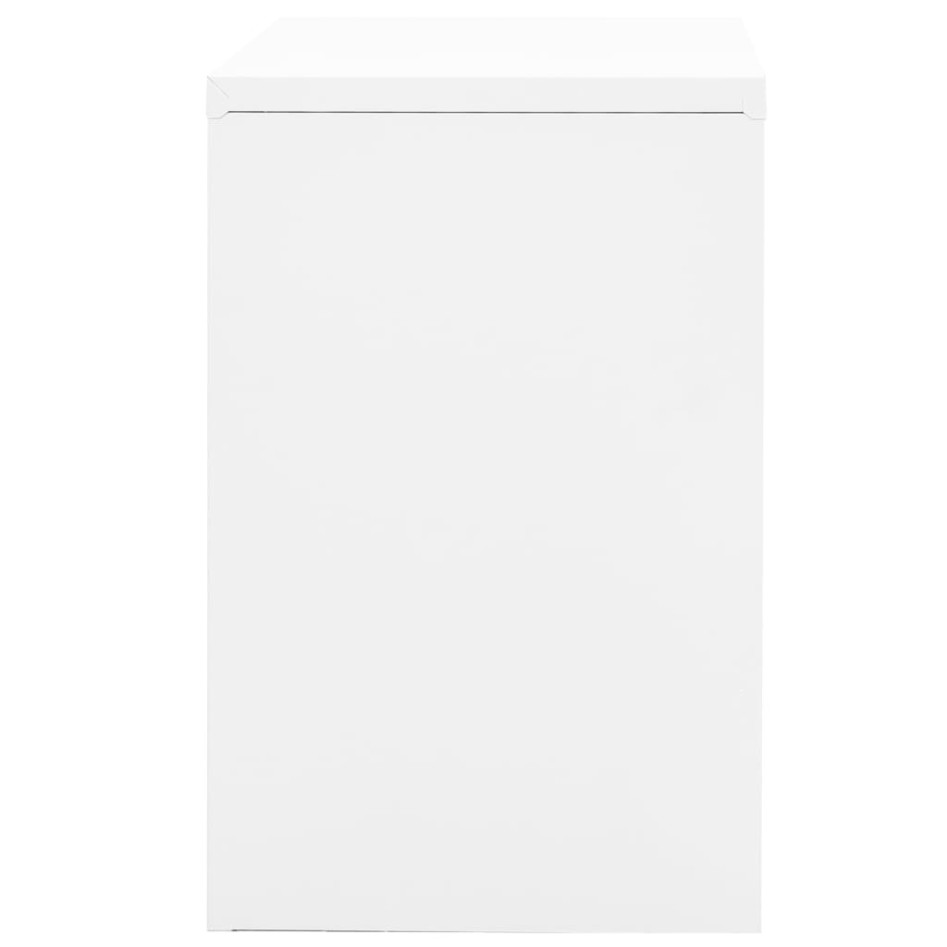 Armario archivador de acero blanco 90x46x72,5
