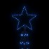 Árbol de Navidad cónico 3000 LED azul 230x800