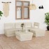 Muebles de palets para jardín 5 pzas madera de abeto