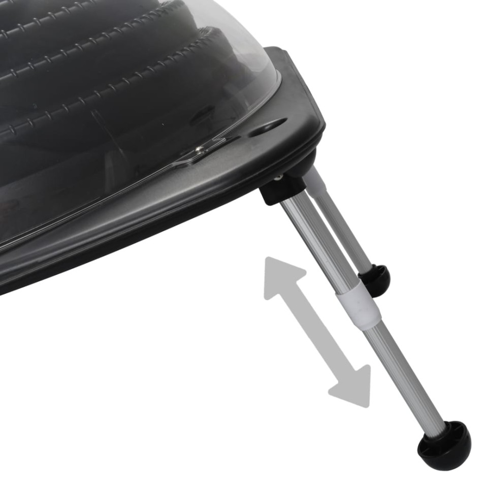 Calentadores solares de piscina 2 pzas HDPE aluminio