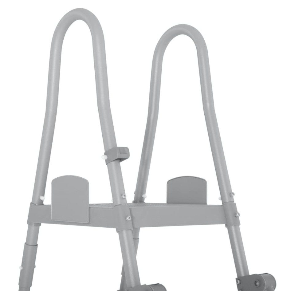 Bestway Escalera de seguridad para piscina 4 peldaños Flowclear 132
