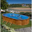 Piscina ovalada, modelo Pacific 730x375x120
