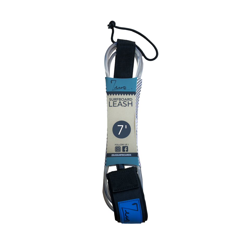 Leash de surf Zeus surfboard 7"
